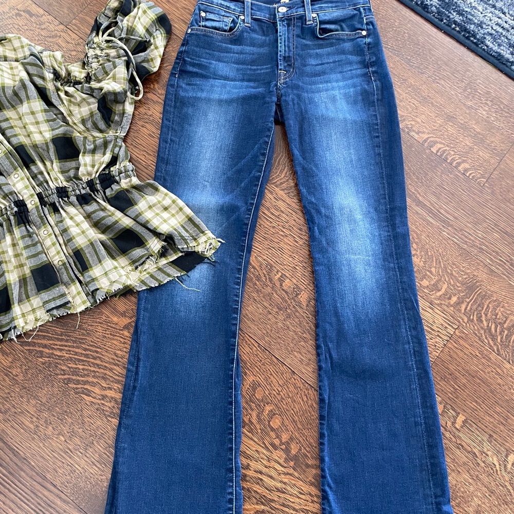 7 For All Mankind, slim fit, bootcut in stretch denim